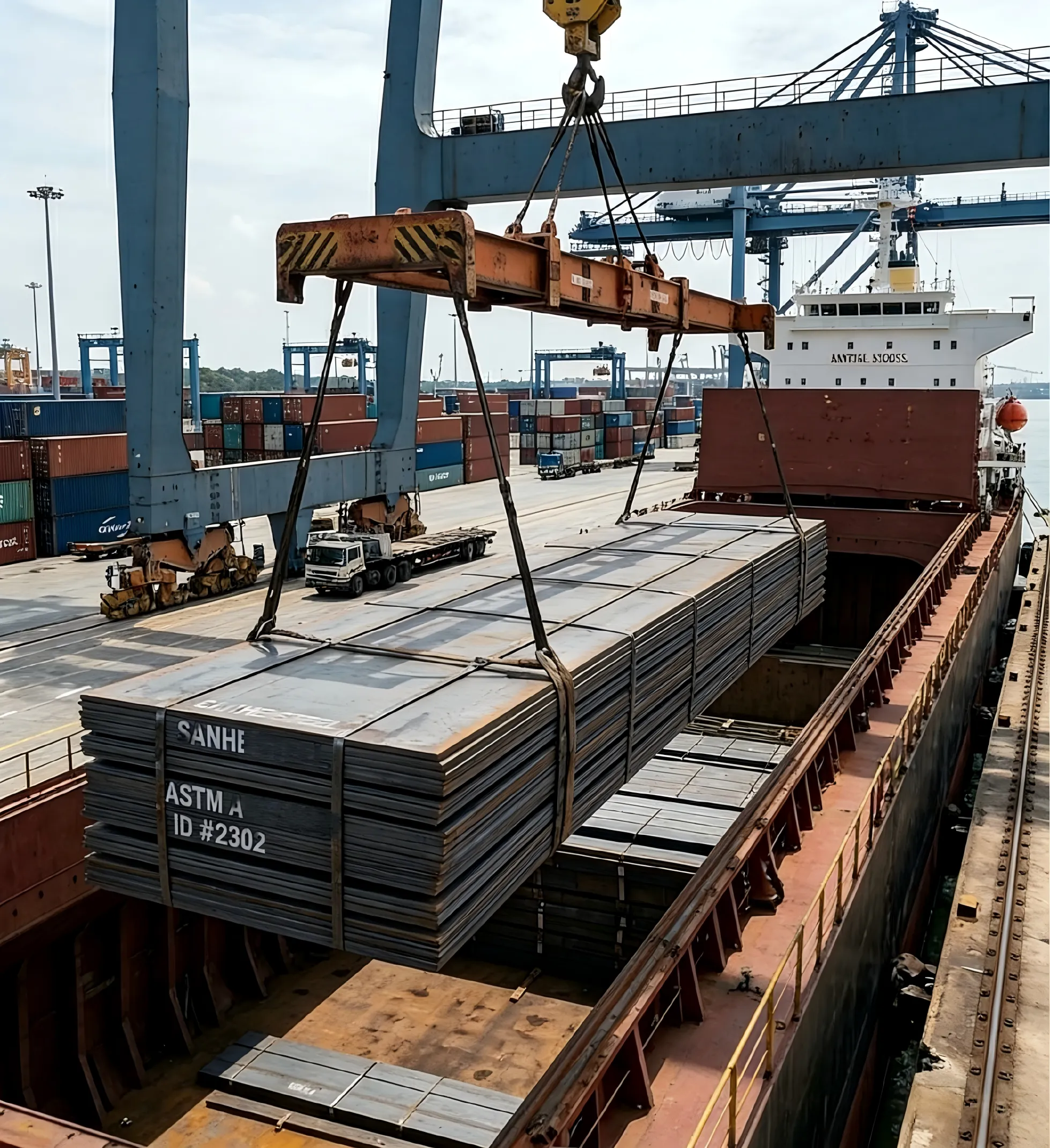 Sanhe Steel компаниясының шетелге беріктігі жоғары қаңылтыр металды жеткізуі ASTM стандарттары негізгі қозғалтқышқа біріктірілген рекордтарды жаңартады.